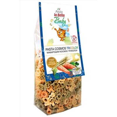 Макароны пшеничные Космос "триколор" 250г ЭКОПРОДУКТЫ, 1189876