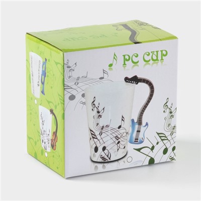 Кружка «Инструменты. Гитара», 350 мл, керамика, белая