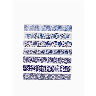 Пасхальный набор для декора яиц «Гжель»: краситель 4 шт., кандурин золотой, подставки 7 шт.