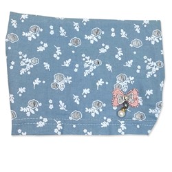 12136 Косынка для девочки "Бантик" принт: микс