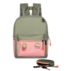 Рюкзак CANGO Can-006 серо-розовый