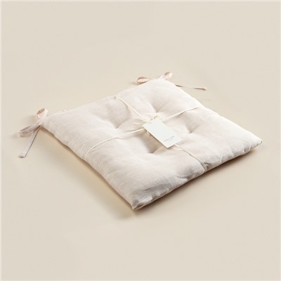 Подушка на стул SL HOME Gloomy, 42×42 см, бежевая