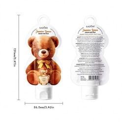 Крем для рук парфюмированный Жасмин-Лимон Медвежонок Sadoer, 55 гр.