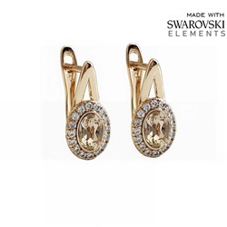 Серьги с кристаллами Swarovski