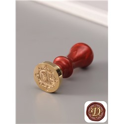 Печать для сургуча с пластиковой ручкой «Буква D на вензеле», 2.5×2.5×6.3 см