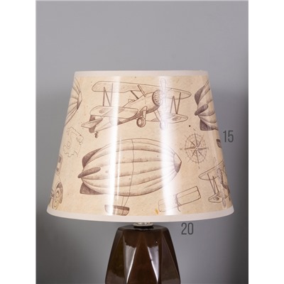 Настольная лампа RISALUX 16877/1TR, E14, 40 Вт, терракотовый