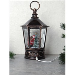 Светильник настольный новогодний 12х11х26 см / NG206-9 /уп 12/ музыкальный