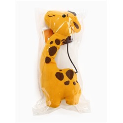 Игрушка для собак с пищалкой «Жирафик», 12×25 см, жёлтый
