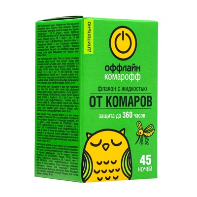 Дополнительный флакон-жидкость от комаров «Комарофф», без запаха, 45 ночей