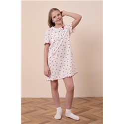 Сорочка с коротким рукавом из хлопка М226002мк