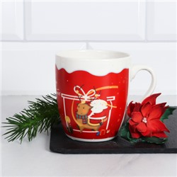 Кружка новогодняя 250 мл / XP021 /уп.12/ 96/