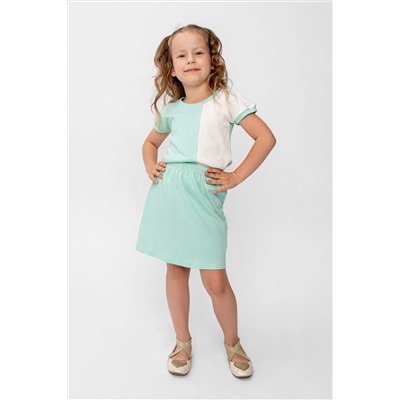 Костюм с юбкой Элис Мятный/молочный НАТАЛИ, 876332