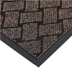 Коврик придверный влаговпитывающий «Крафт», 60×90 см, коричневый