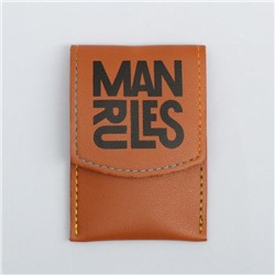Маникюрный набор 4 предмета «Man rules», 10,2 х 7 см