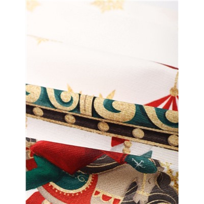 Набор салфеток сервировочных «Этель. Новогодняя ярмарка», 4 шт., белые, 40×40 см