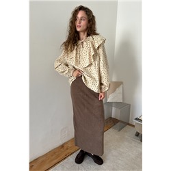 Юбка  WOOL082/01/Коричневый