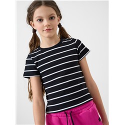 Фуфайка трикотажная для девочек (футболка)