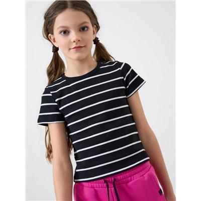 Фуфайка трикотажная для девочек (футболка)