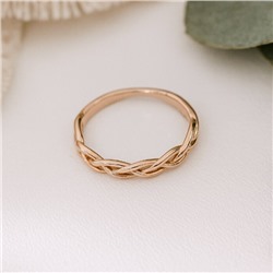 Кольцо 17 р коллекция "Xuping" покрытие позолота, арт.101.292-17