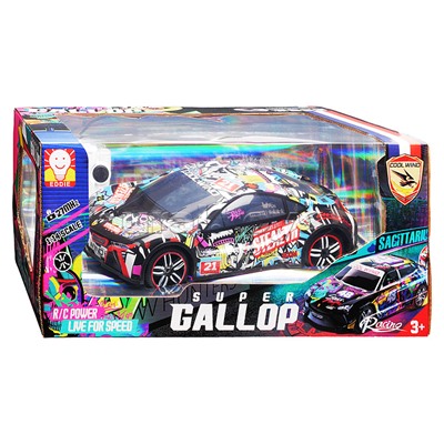 Машина "Звезда гонок" на р/у, 27 MHz, в коробке