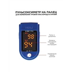 Пульсоксиметр (измеритель кислорода в крови), Артикул: 128070