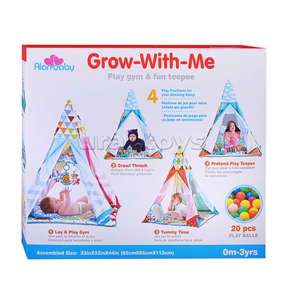 Палатка детская в коробке