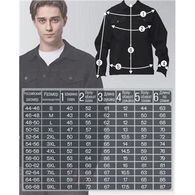 Куртка джинсовая мужская