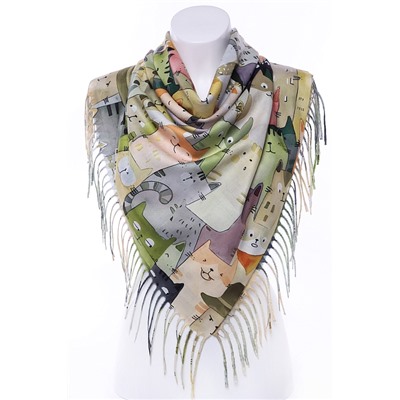 Платок CY2593-1 Кошки