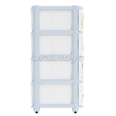 Комод для мальчиков 4-х секционный