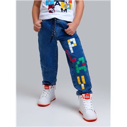 Брюки текстильные джинсовые для мальчиков