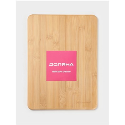 Менажница Доляна Striata, 3 секции, 32×23.5×1.2 см, бамбук