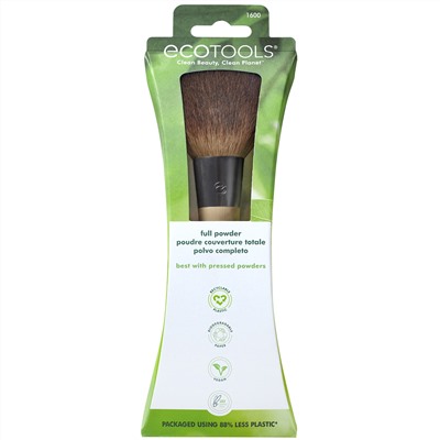 EcoTools, Полная Кисть для Пудры, 1 Кисть