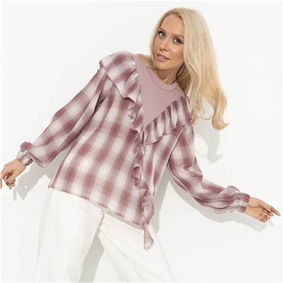 Блуза комбинированная, Не перестаю удивляться