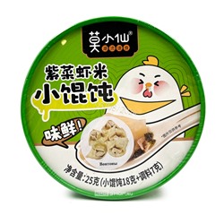 Пельмени б/п вонтоны с креветкой и морскими водорослями Mo Xiao Xian, Китай, 25 г