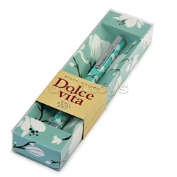 Ручка шариковая "Dolce vita. Магнолия" металлицеский корпус, 0,7 мм, синяя