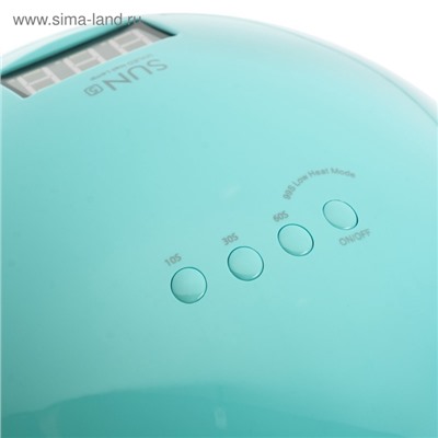 УЦЕНКА Лампа для гель-лака JessNail SUN 5, UV/LED, 48 Вт, таймер 10/30/60 сек, цвет мятный