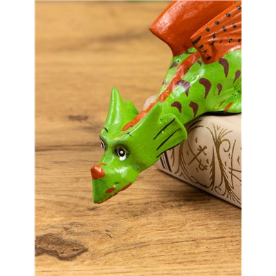 Сувенир «Дракончик», 13×4×3 см, дерево