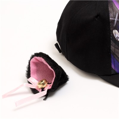 Кепка детская «Кошка», аниме, с ушками, р-р 52-54, 5-7 лет