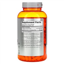 Now Foods, Sports, аргинин и орнитин, 500 мг/250 мг, 250 вегетарианских капсул