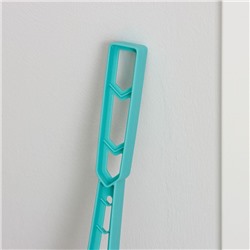 Веник для уборки Svip «Практик», пластик, 21×4×57 см, голубой