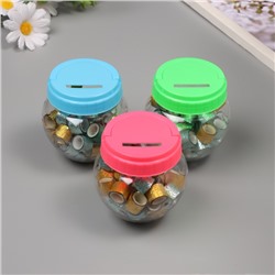 Клейкая лента пластик в банке «Шайн. Золото и голубой», набор 40 шт., 1.2 см, дл.0.9 м, 7×7×9 см