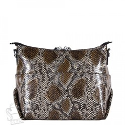 Сумка женская кожаная 9624-2-39 black coffee Polina&Eiterou