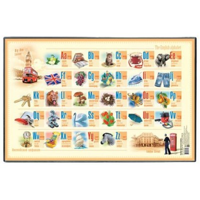 Подкладка для письма 38х59 см "English" 2129.Е ДПС
