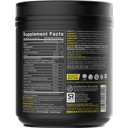 Sports Research, Pre-Sweat Advanced Pre-Workout, Citrus Starter, 14.46 oz (410 g)