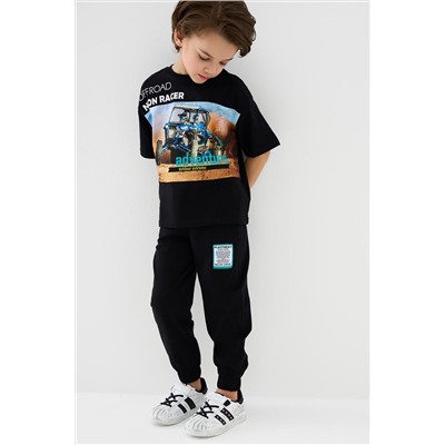 Комплект трикотажный для мальчиков: фуфайка (футболка), брюки PLAYTODAY, 1239624