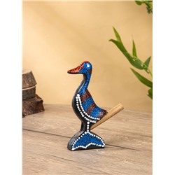 Сувенирный музыкальный инструмент «Свисток Утка», 2×10×17 см, дерево