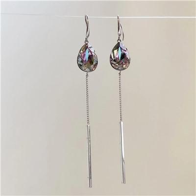 Серьги с кристаллами Swarovski