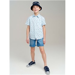 Шорты текстильные джинсовые для мальчиков