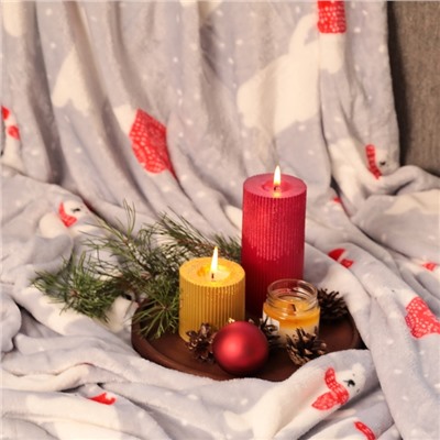 Плед LoveLife «Северные мишки» 150×200 см,100% п/э, велсофт 280 г/м²