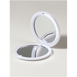 Зеркало складное «Витраж», d=7.3 см, с увеличением х2, красное